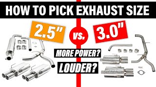 Choosing Your Exhaust Size  Behind The Builds [upl. by Maitland303]