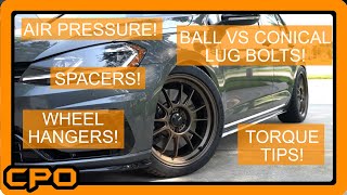 ALL THE TIPS MK75 Golf R Wheel and Tire Swap  Konig Hypergram  Michelin PS4S [upl. by Venn]