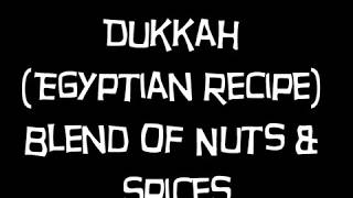 Dukkah Egyptian Recipe [upl. by Hsot]