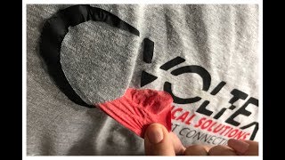 How to remove vinyl from TShirts [upl. by Pen]