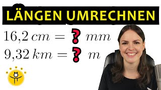 LÄNGEN umrechnen – Meter und Zentimeter Längeneinheiten Tabelle [upl. by Ellerehs161]