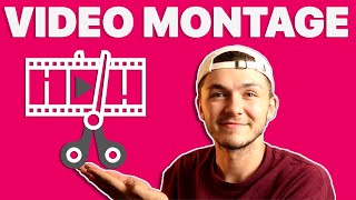 How to make a video montage online  FAST amp EASY [upl. by Oderf]