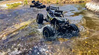 4X4 RC Rock Crawler 4WD Double Motors OffRoad Car 18 vs 112 Scale Excellent OffRoad Performance [upl. by Anagrom]