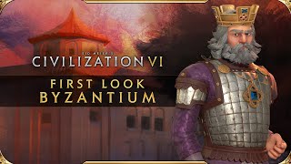 Civilization VI  First Look Byzantium  Civilization VI  New Frontier Pass [upl. by Pammie]