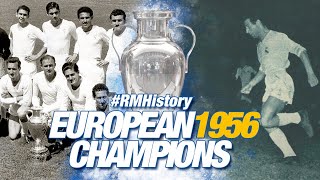 European Cup final 1956  Real Madrid 43 Stade de Reims [upl. by Ambrogio]