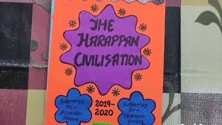 The Harappan Civilization Project for class 12th  History Project [upl. by Langston303]