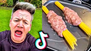 Gordon Ramsay Reacts To Tiktok Cooking Videos  Reactions  Bonus Clips [upl. by Ahselak]