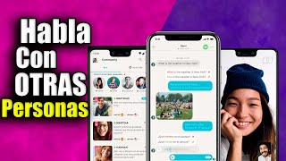 La Mejor app para APRENDER Ingles Hablando con otras PERSONAS [upl. by Vod493]