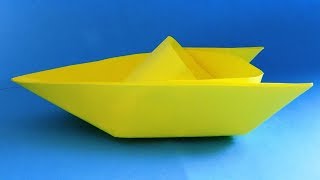 How to make a paper boat that floats  Origami boat [upl. by Claus19]