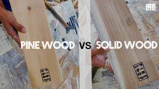 Pine Shop Pine Wood Vs Solid Wood Pros [upl. by Ayna]