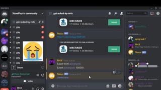 Raiding Scammers Discord Server HE CRIED [upl. by Nohshan]