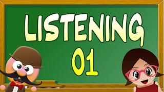 INGLÉS PARA NIÑOS CON MR PEA  LISTENING EXERCISE 01 [upl. by Darej]