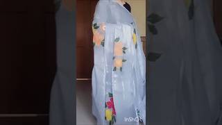 Hand painted organza dupatta designinghandpainteddupatta [upl. by Enelegna]