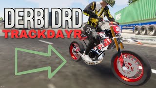 DERBI DRD TRACKDAYR [upl. by Htomit32]