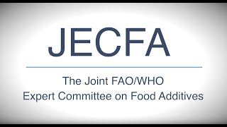 JECFA Evaluating the safety of food additives [upl. by Teeter40]