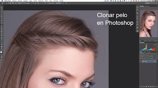 Tutorial Photoshop Tampón de clonar para corregir pelo  Antonio Garci [upl. by Ydnic726]