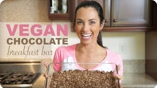 How To Make The Best Breakfast Bar EVER  Vegan Chocolate Shakeology Recipe [upl. by Wolbrom]