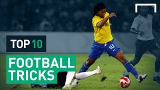 Top 10 Football Tricks [upl. by Ailev]