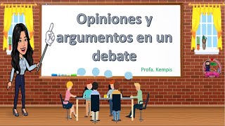 Opiniones y argumentos en debate [upl. by Bodnar]