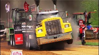 TractorSemi Pulls 2018 Watson Diesel Michigan Nationals PPL Session 3 [upl. by Aitra]