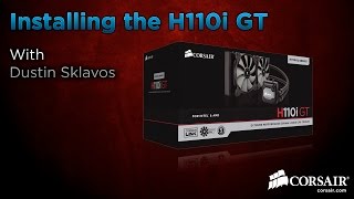 Corsair Hydro Series H110i GT Installation HowTo Guide [upl. by Aliakam]