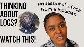 7 Things to Ask When Starting Locs  Loctician’s Advice [upl. by Nueoht]