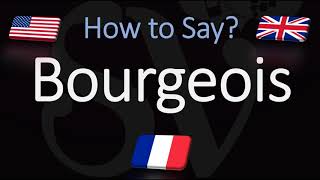 How to Pronounce Bourgeois CORRECTLY English amp French Pronunciation [upl. by Fariss]