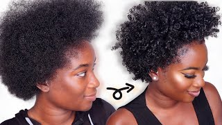 BEST WAY TO DEFINE YOUR 4A4B4C CURLS IN 2021 Natural Hair [upl. by Leasia]