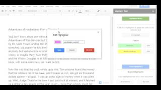 Using Google Docs Highlight Tool [upl. by Rayburn27]