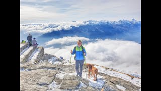 Monte Rosa hiking  monte Zerbion  Val dAyas  Aosta Valley [upl. by Jareb994]