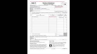 IRS Form 1041TPatrick Devine [upl. by Urba]