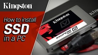 How to Install SSD in PC  Kingston Technology [upl. by Rairb959]