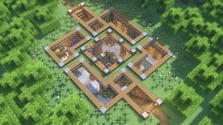 Minecraft  How To Build an Large Underground Survival Base Tutorial 4 [upl. by Kathryne]