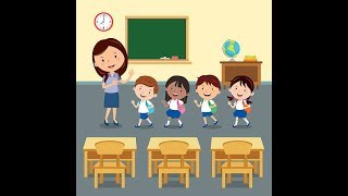 English Songs for Kids  In The Classroom [upl. by Norry]