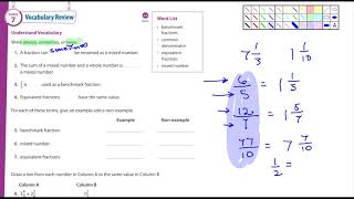 Envision Math 5th grade Chapter 7 Review [upl. by Raeann]