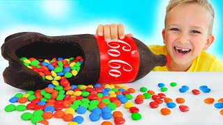 Vlad and Niki Chocolate amp Soda Challenge and more funny stories for kids [upl. by Kathi]