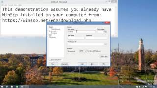 Copying files Tofrom Linux using WinScp [upl. by Salguod]