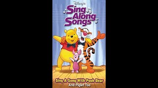 Opening to Disneys Sing Along Songs Sing a Song with Pooh Bear and Piglet Too 2003 VHS [upl. by Lucias298]