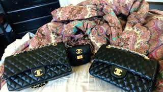 Ioffer Chanel classic flap replica review [upl. by Assilak]