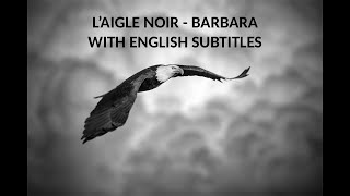 Laigle noir  Barbara  1970 with English Subtitles [upl. by Ateikan959]