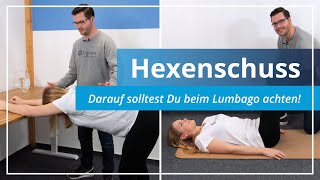 3 Hexenschuss Übungen – Darauf solltest Du beim Lumbago achten [upl. by Waite746]