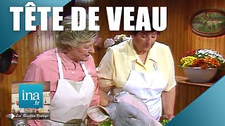 Recette  La tête de veau sauce ravigote de Maïté  Archive INA [upl. by Annoyed]