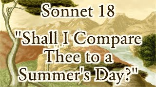 Sonnet 18 by William Shakespeare Memorization Song [upl. by Dnalrah]