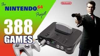 The Nintendo 64 Project  All 388 N64 Games  Every Game USEUJP [upl. by Zerelda]