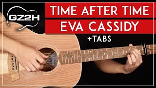 Time After Time Guitar Tutorial Eva Cassidy Guitar Lesson Fingerpicking [upl. by Ardisj]