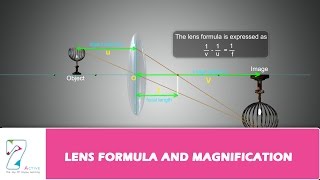 LENS FORMULA AND MAGNIFICATION [upl. by Aihsemek491]