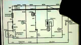 Partes del Refrigerador o Nevera quotDiagrama Eléctricoquot [upl. by Anaic]