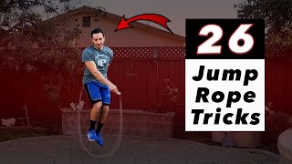 26 Jump Rope Tricks  Beginner to Advanced [upl. by Enywad203]