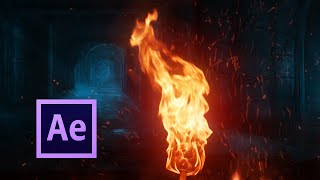 Realistic FIRE Simulation  After Effects TUTORIAL [upl. by Aerdnahc]