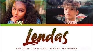 Now United  “Lendas”  Color Coded Lyrics [upl. by Kisung]